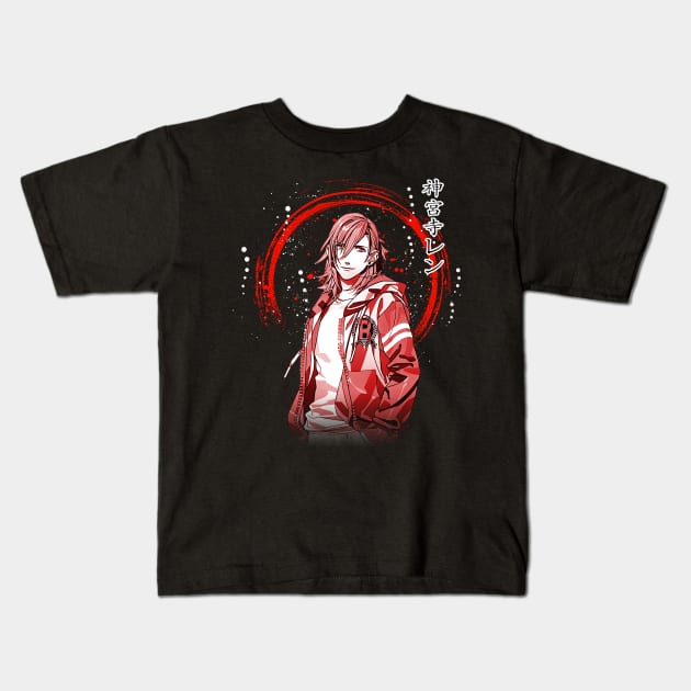 Idol Revolution UtaPri Phenomenon Kids T-Shirt by Merle Huisman